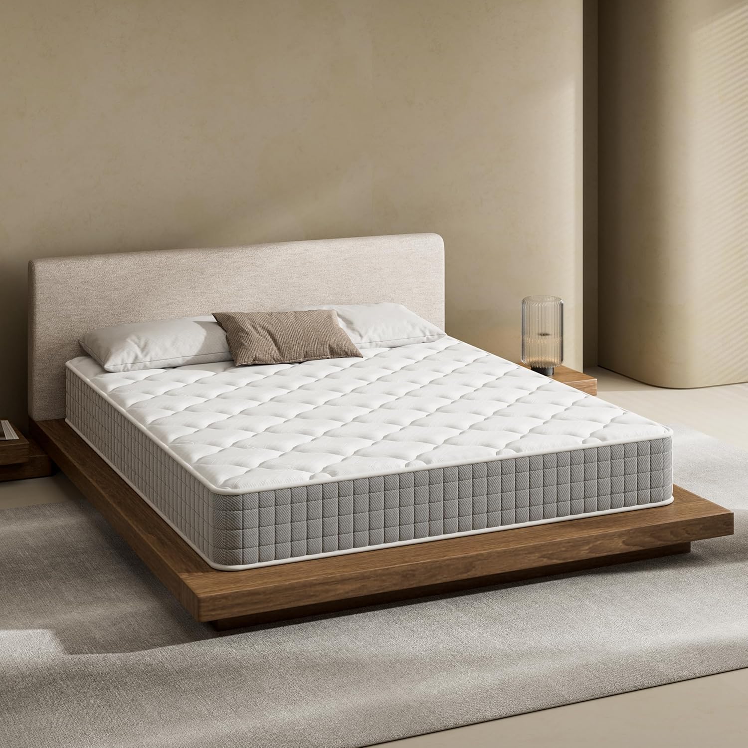 TEENO Matelas 160x200 | 30 cm Épaisseur | Mousse à Mémoire de Forme | Certifié Oeko-TEX | Réversible Mi-Ferme & Ferme | Anti-Transpiration | Isolation des mouvements | Matelas 2 Personnes