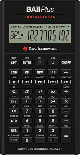 Miniatura 1 de Texas Instruments Calculadora financiera profesional BA II Plus