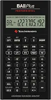 TEXAS INSTRUMENTS Calculadora ficeira profissional BA II Plus, Prata, 9.8 Inch, IIBAPRO/TBL/1L1