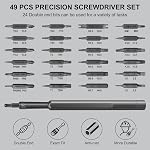 Precision Screwdriver Set 49 in 1 SHARDEN Small Screwdriver Set Magnetic Repair Tool Kit for Laptop, iPhone, Cell Phone, PC, MacBook, Tablet, Computer, PS5, PS4, Electronic, Glasses, Watch