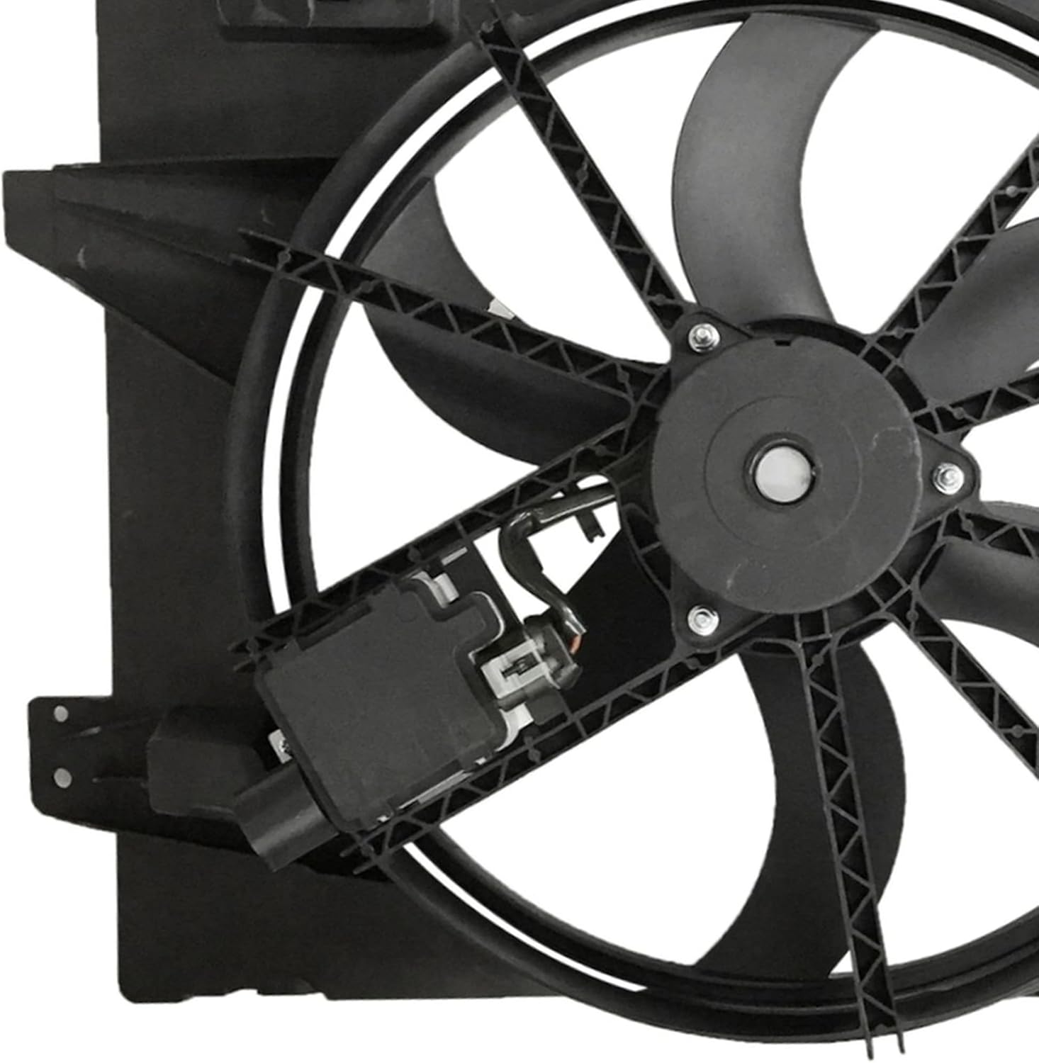 PartsFlow Engine Radiator Cooling Fan Assembly for 2005-2011 Lincoln Town Car for 2006-2011 Ford Crown Victoria for 2006-2011 Mercury Grand Marquis 621-353
