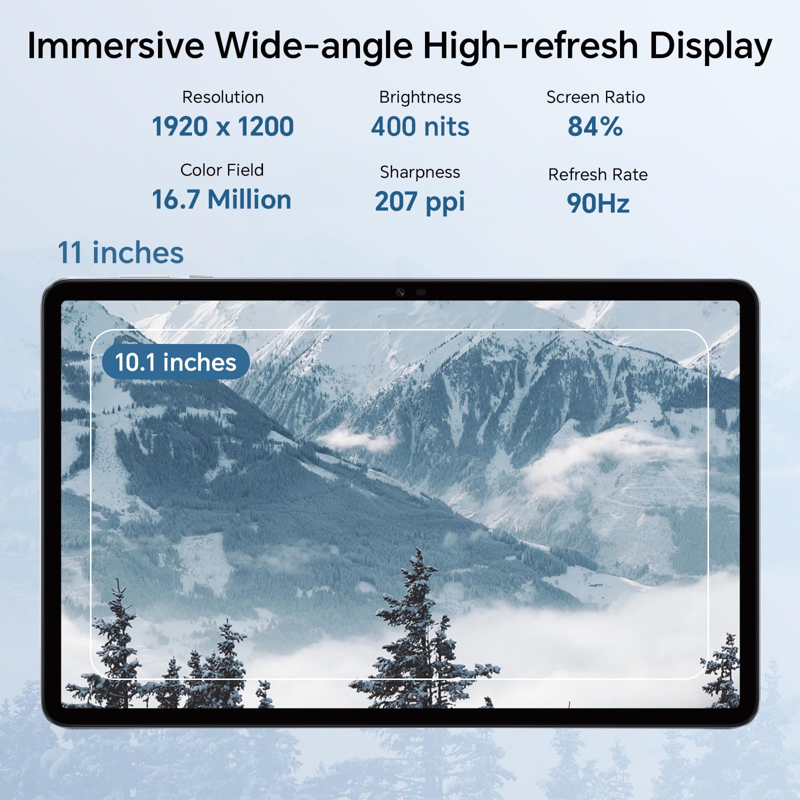 HONOR Pad X8a Tablette 11 Pouces | Écran FullView 90 Hz Anti-Fatigue, Batterie 8300 mAh, Corps métal Fin 7,25 mm, 4 Haut-parleurs | Snapdragon 680, MagicOS 8.0 | 4 Go+128 Go (Extensible 1 to), Gris