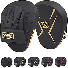 AQF Boxing Mitts, Boxing Pads, Paos Boxing Mitts, Muay Thai Rex Leather Curved Boxing Gloves, Focus Pads, Focus Pads for MMA & Karate Bear Paws