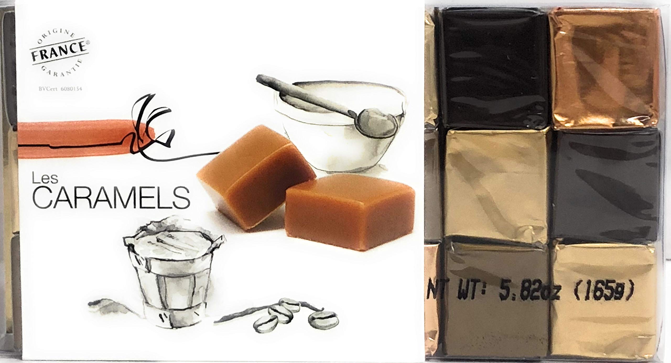 Caramels with Butter 4 Flavors, 18pc