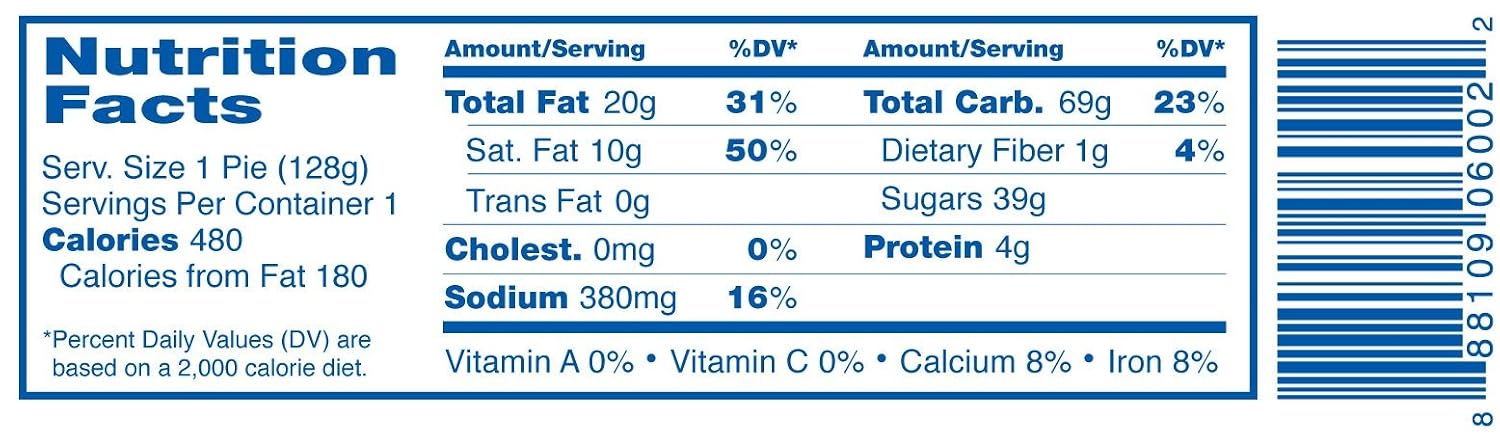 Hostess Fruit Pies, Cherry,4.5 Ounce (Pack of 8)