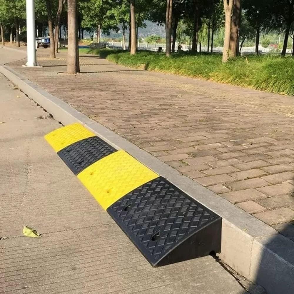 Rampa para silla de ruedas resistente, rampa antideslizante para scooter, andador y carrito. Solución de acceso duradera con alta capacidad de carga para movilidad