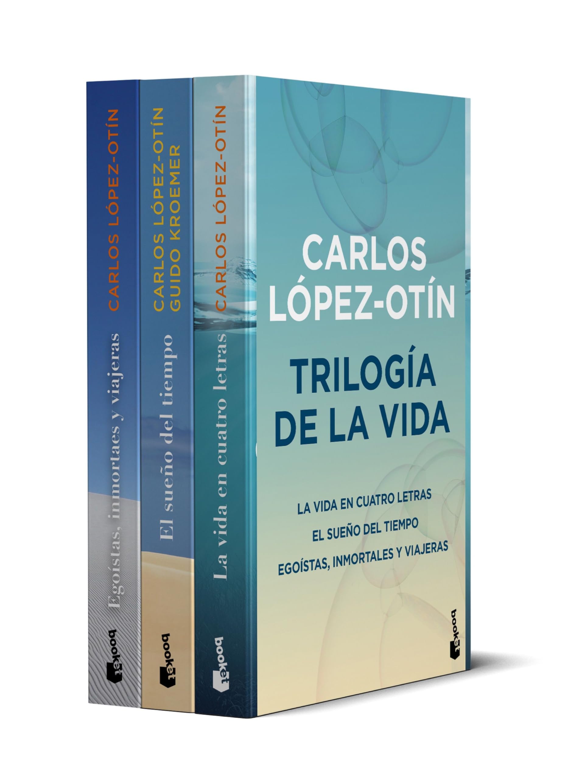 Pack Trilogía de la vida: Contiene La vida en cuatro letras + El sueño del tiempo + Egoístas, inmortales y viajeras (Divulgación)