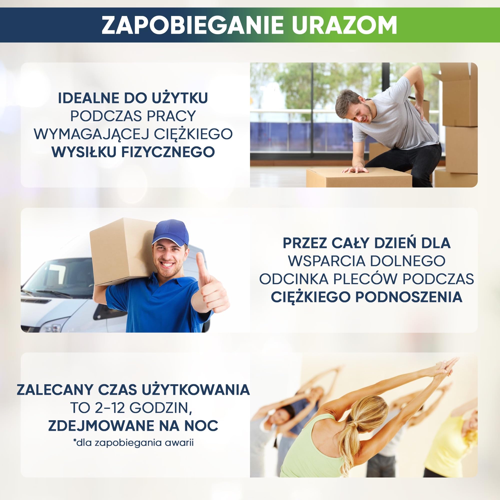 Pas lędźwiowy podtrzymujący plecy aHeal Ortopedyczny Rozmiar 4