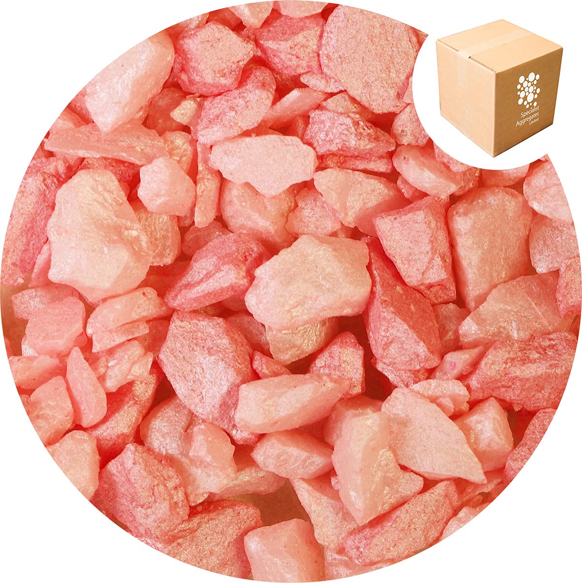 Specialist Aggregates ® - 15kg Aspen Silk - Bermuda - Decorative Gravel/Stones | Weddings | Events | Memorials | Photography | Home | Garden | Vases | Art | Craft | 14 COLOURS | UK Manufacturer
