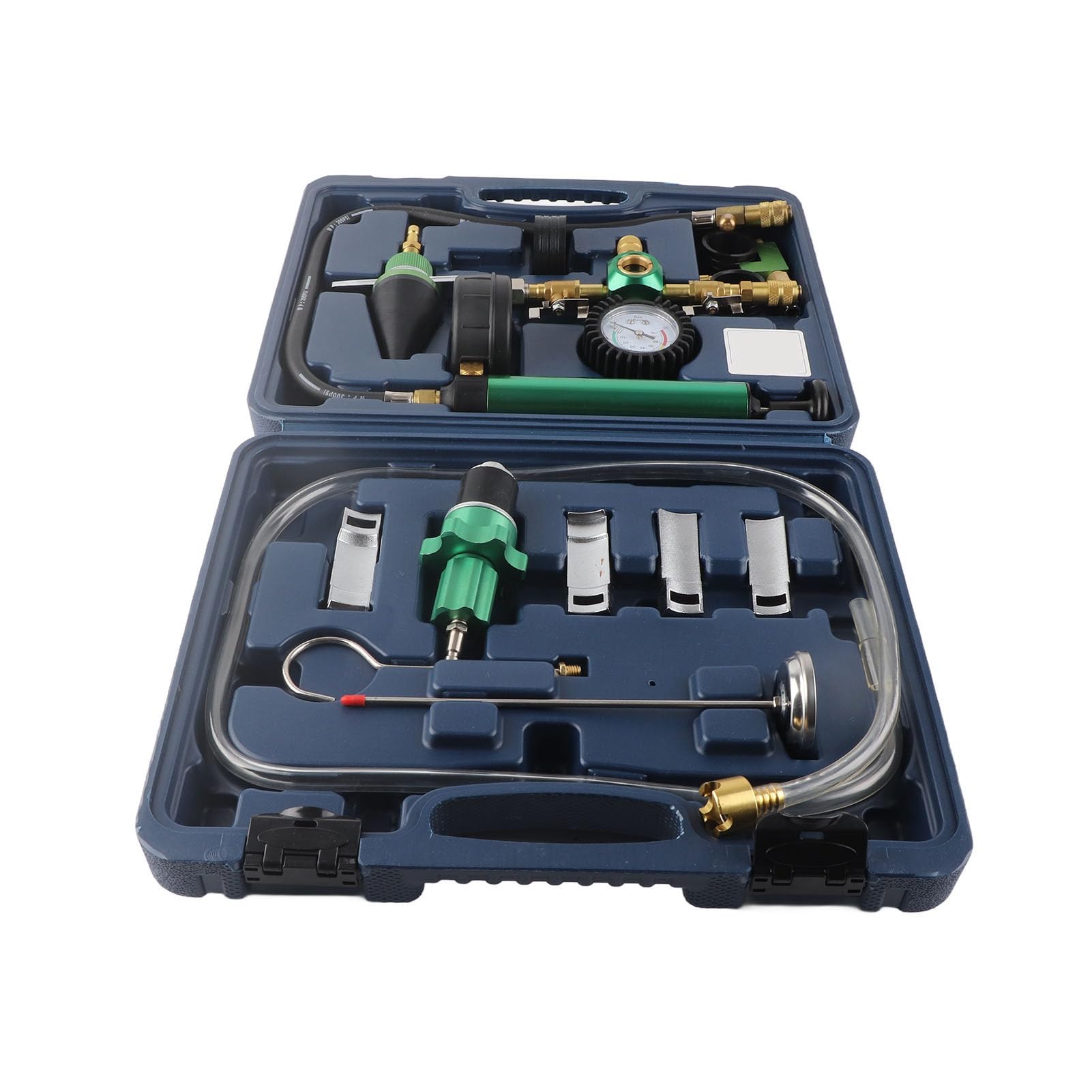 Tnfeeon Kit di Ricarica Sottovuoto per di Raffreddamento, Materiale ABS, Tester di Perdite di Pressione e Riempitivo Antigelo, Ideale per Professionisti del Settore Automobilistico e Appassionati