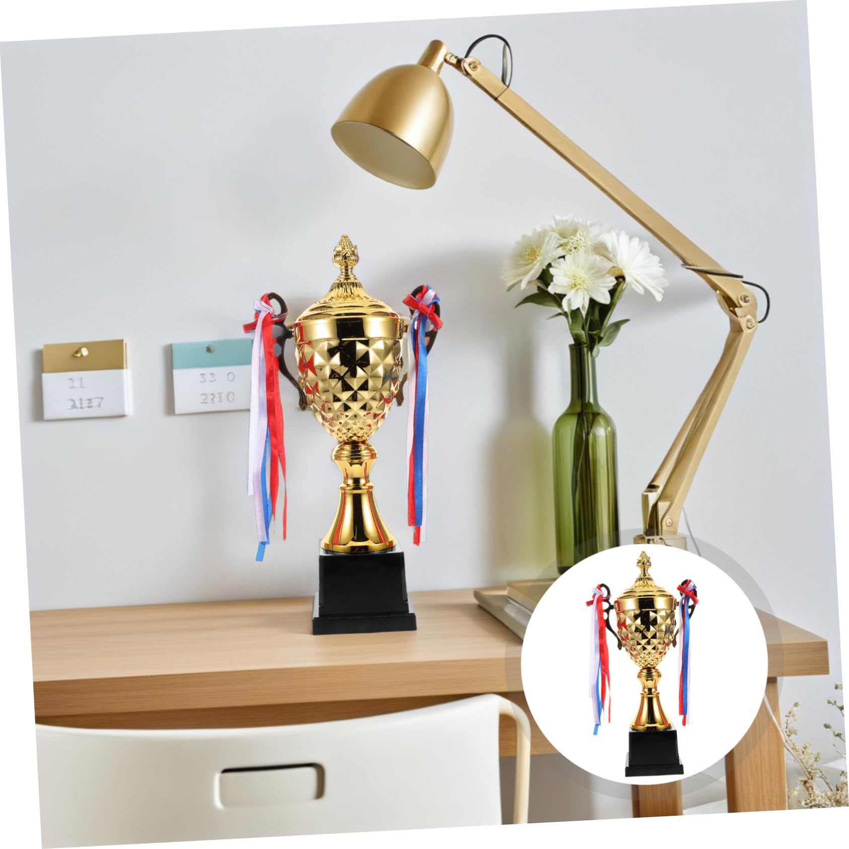 SOIMISS Trofeo De Competición Metálico para Deportes Ceremonias De Premios y Celebraciones Copa Deportiva para Torneos Reconocimiento y Fiestas