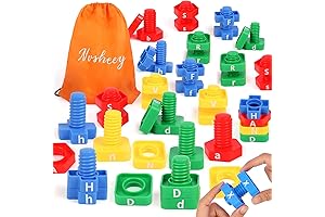 ABC Nuts Counting, Sorting, and Stacking Fine Motor Toys