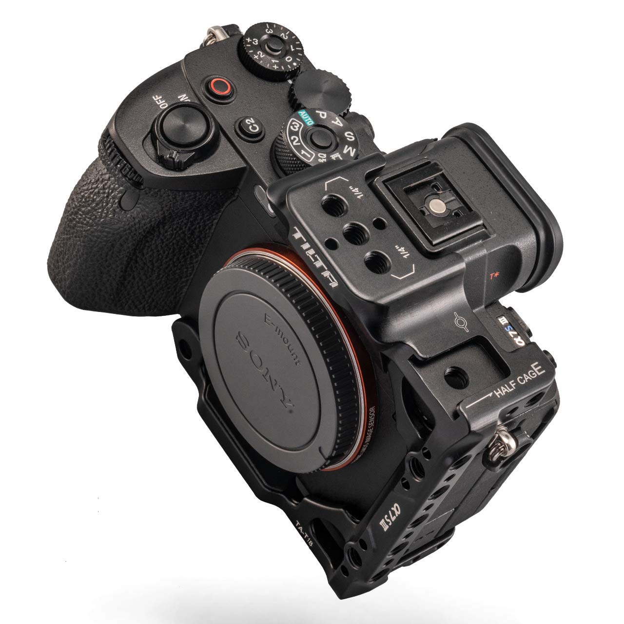 Amazon.co.jp: (ブラック) TILTA TA-T18-HCC-B ハーフカメラケージ