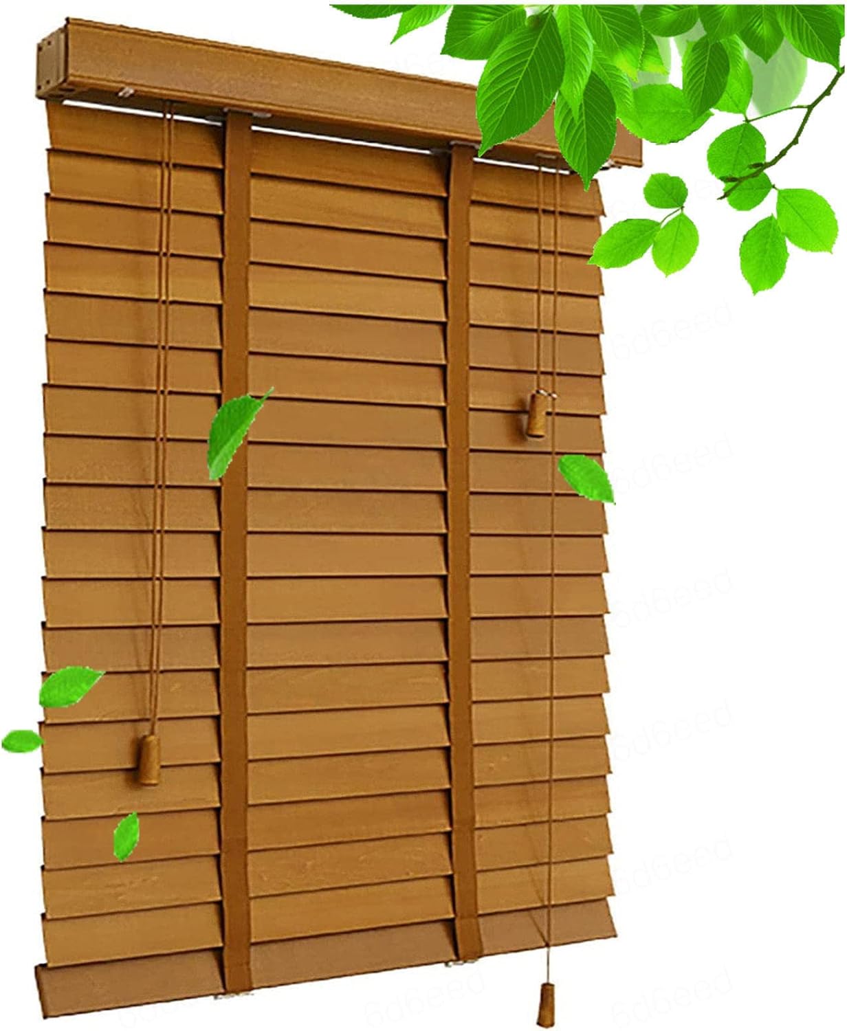 Wooden Blinds, 40/65/80/95/100/115cm Window Blinds