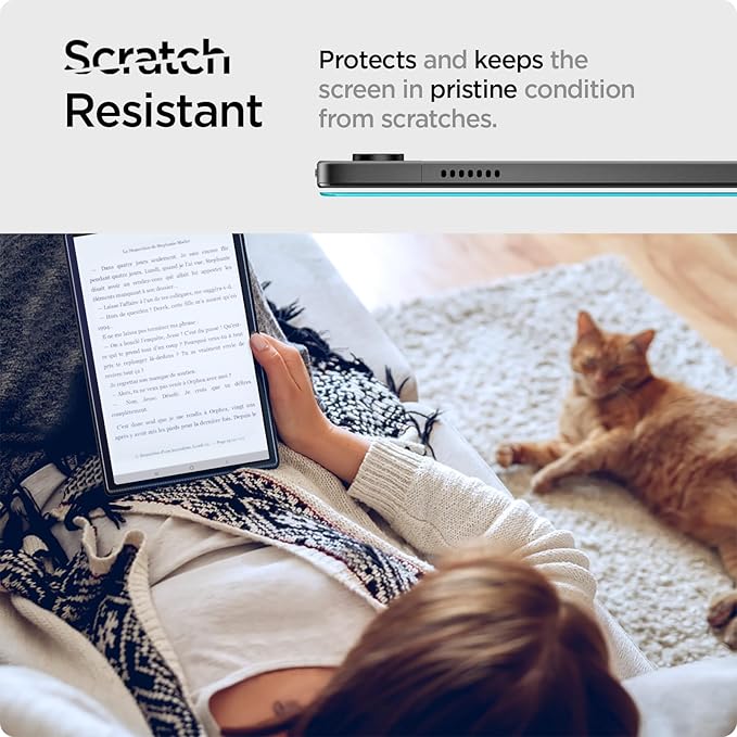 Protector de Pantalla Spigen Vidrio Templado para Galaxy Tab A11+/A9+ 11" miniatura 3