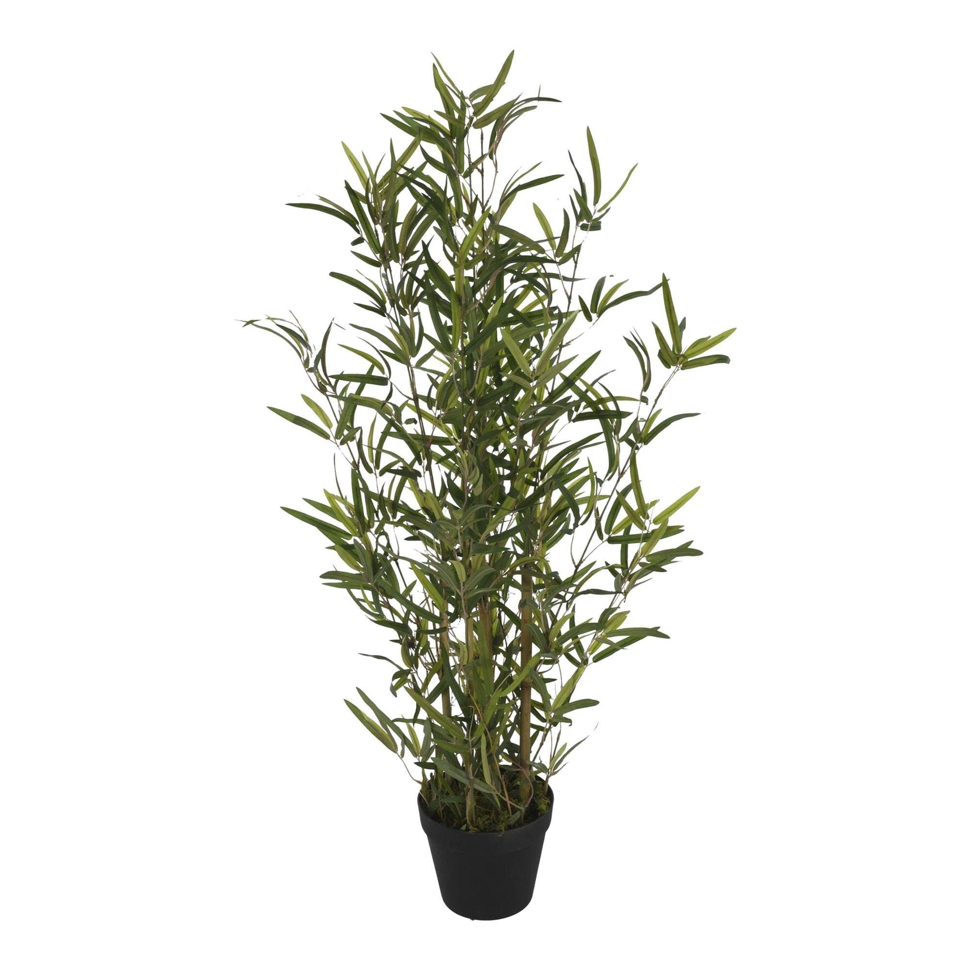 WELL HOME Artificial Bamboo Plant in Pot H.90cm