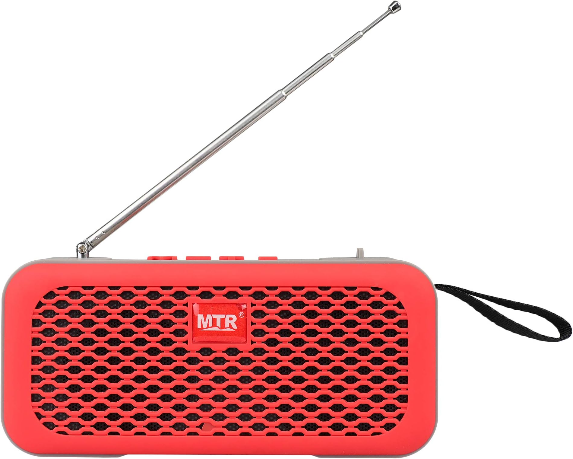 MTR MT 406 Wireless Bluetooth Portable|Lightweight Mini Speaker|USB|FM|Aux|Memory Card Support for Indoor & Outdoor (Red)