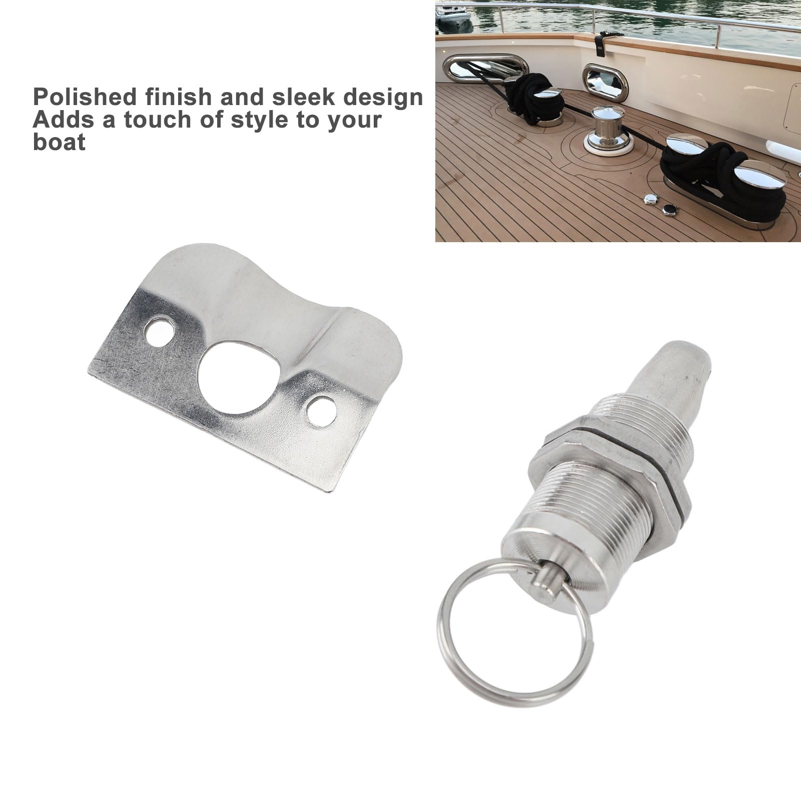 Verrou De Verrouillage De Porte En Verre En Acier Inoxydable Semi