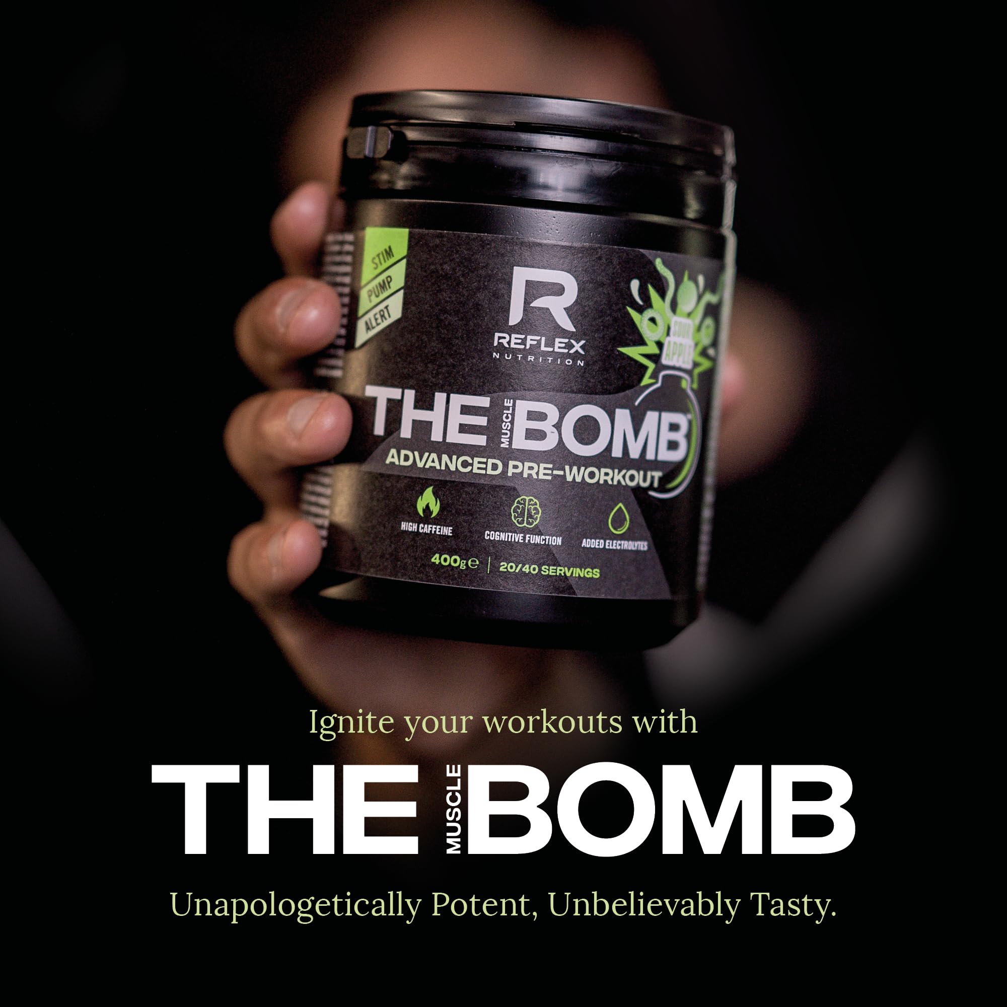 Reflex Nutrition The Muscle Bomb (40 Servings) Pomme acide
