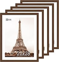 Vista 74 de VCK Marco para póster con plexiglás pulido, juego de 5 formatos horizontal y vertical, incluye piezas metálicas para colgar, 18 x 24 pulgadas