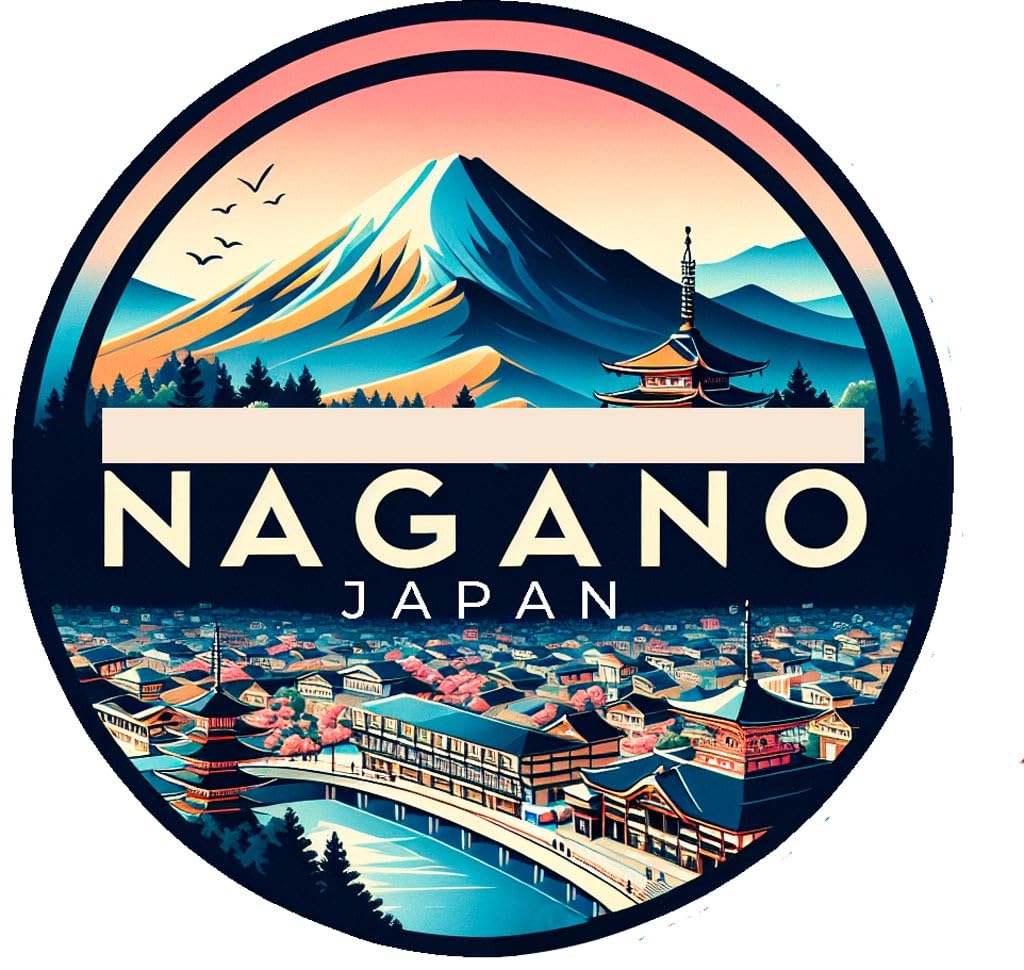 Nagano Japan Souvenir Vinyl Decal Sticker 2-Inch