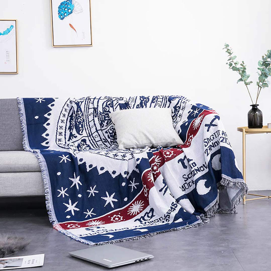 Jeté de canapé grand format pour protéger et habiller un lit
