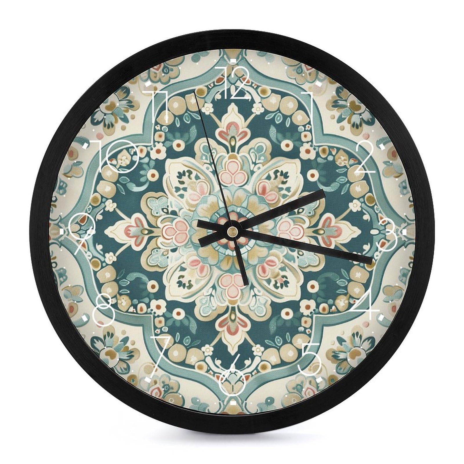 Horloge murale silencieuse décoration maison salon chambre 25cm