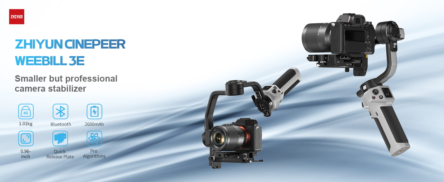 Amazon.com : ZHIYUN CINEPEER WEEBILL 3E Mirrorless Gimbal