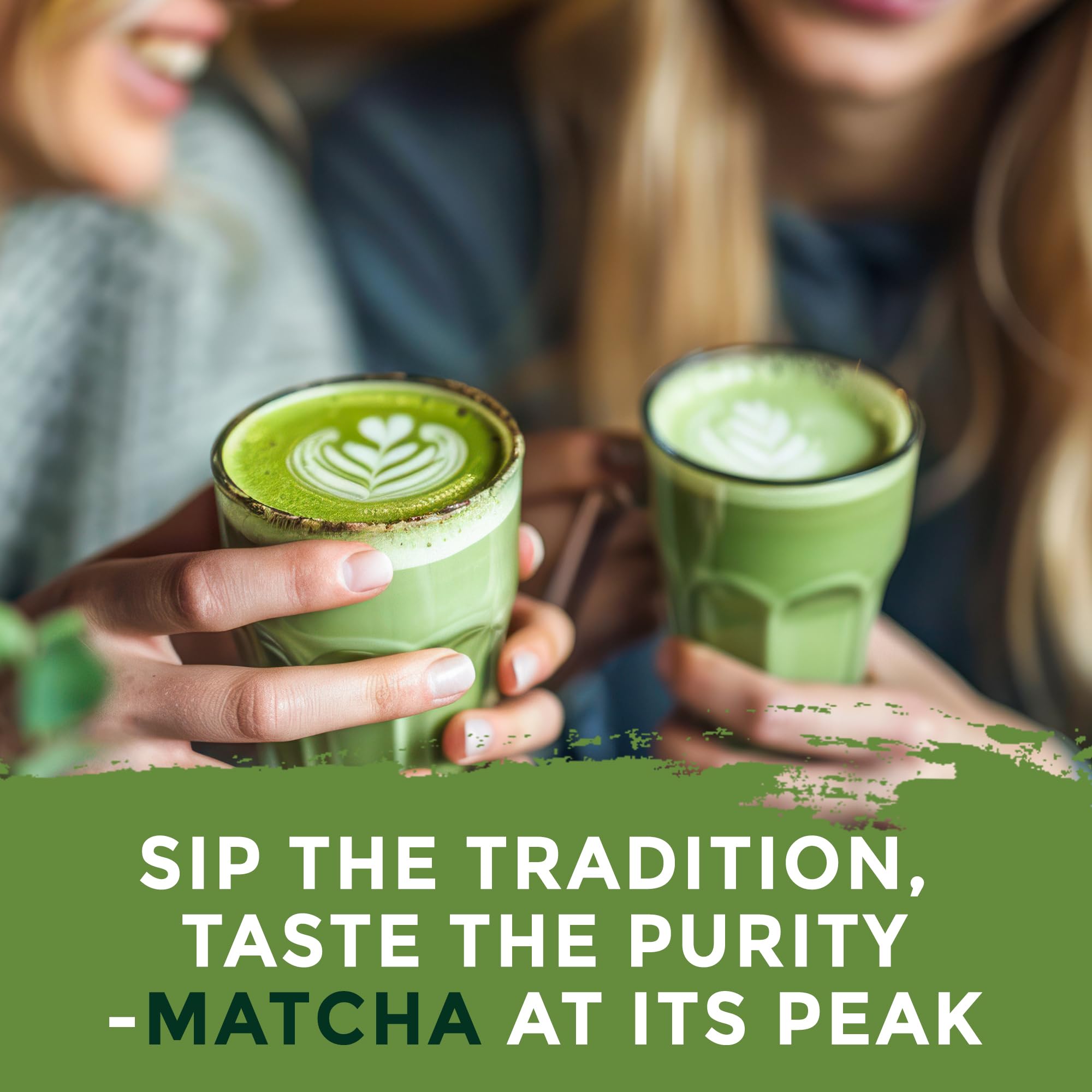 ETANATURE Premium Ceremonial Grade Matcha Powder - Matcha Green Tea Powder for Metabolism Brain and Sleep - JAS — view 7