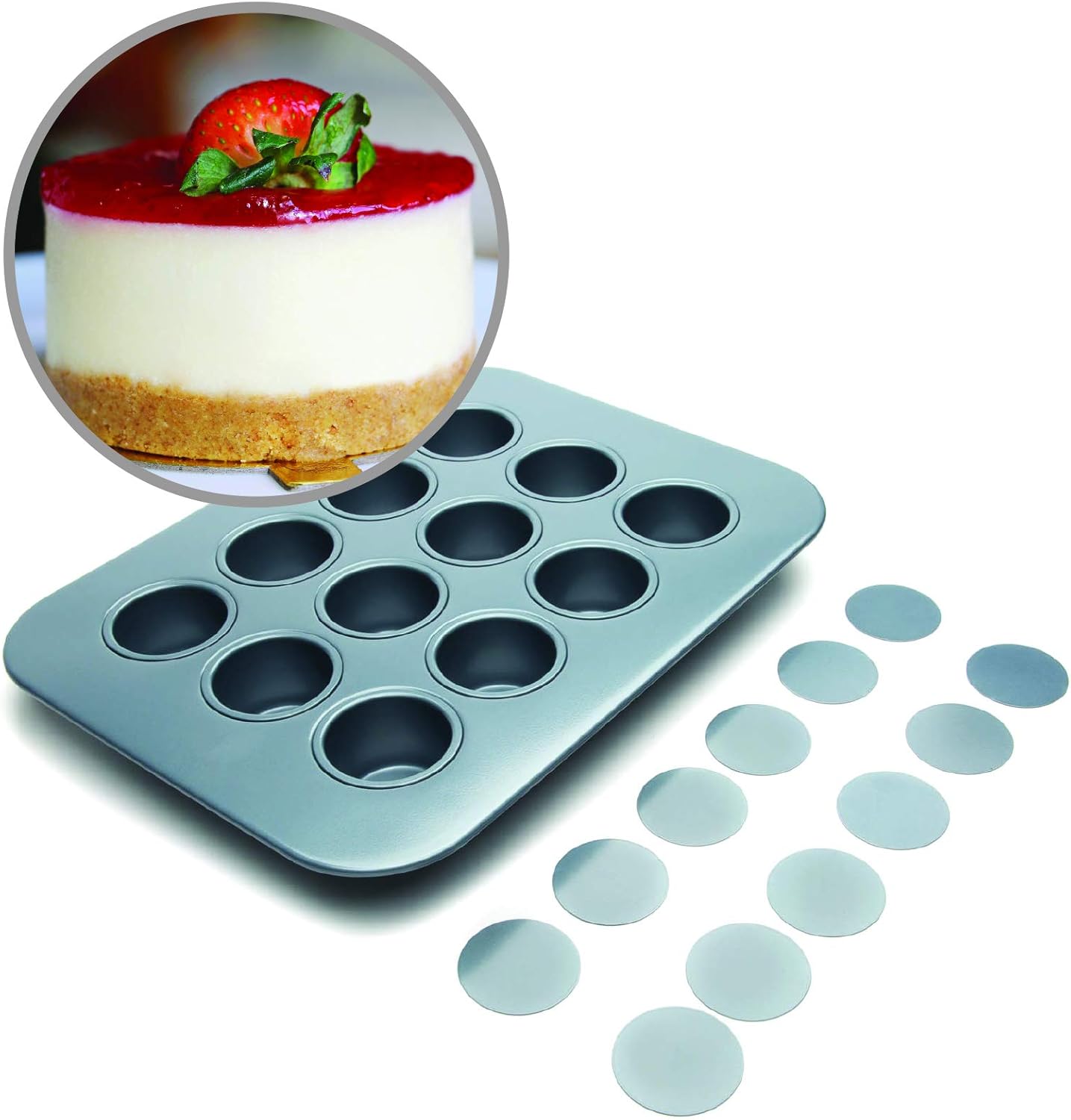 Buy Mini Cheesecake Pan with Removable Bottoms at Ubuy Liberia