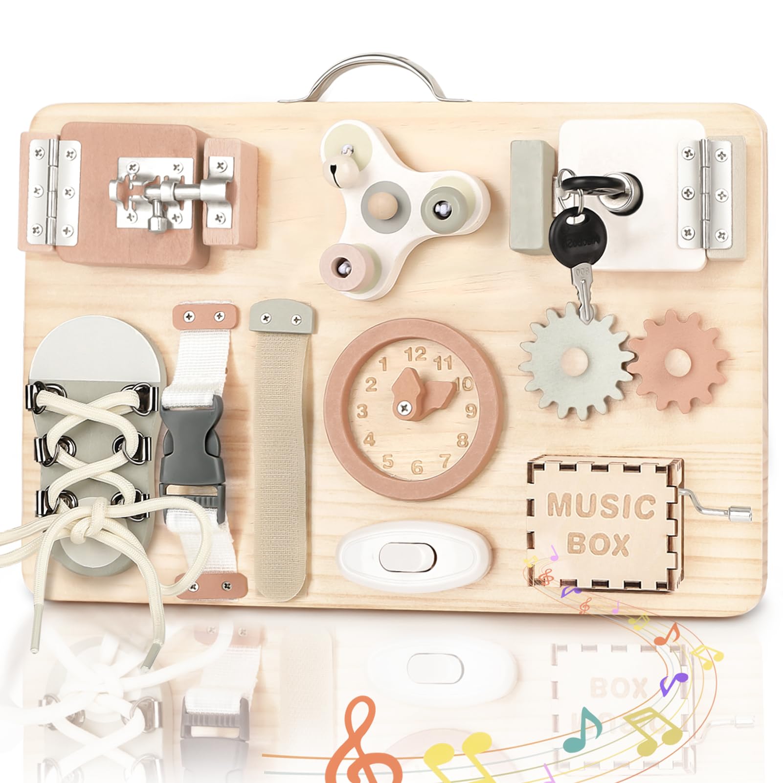 Gontence Busy Board - Giochi Bambini 2 3 Anni - Giochi Montessori 1