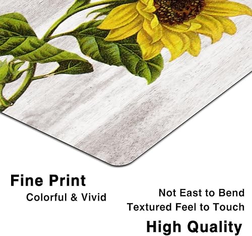 Miniatura 3 de Letrero de metal de otoño de 12 x 12 pulgadas, letrero de lata retro de girasoles dorados de granja, pintura al óleo, letrero de aluminio duradero,