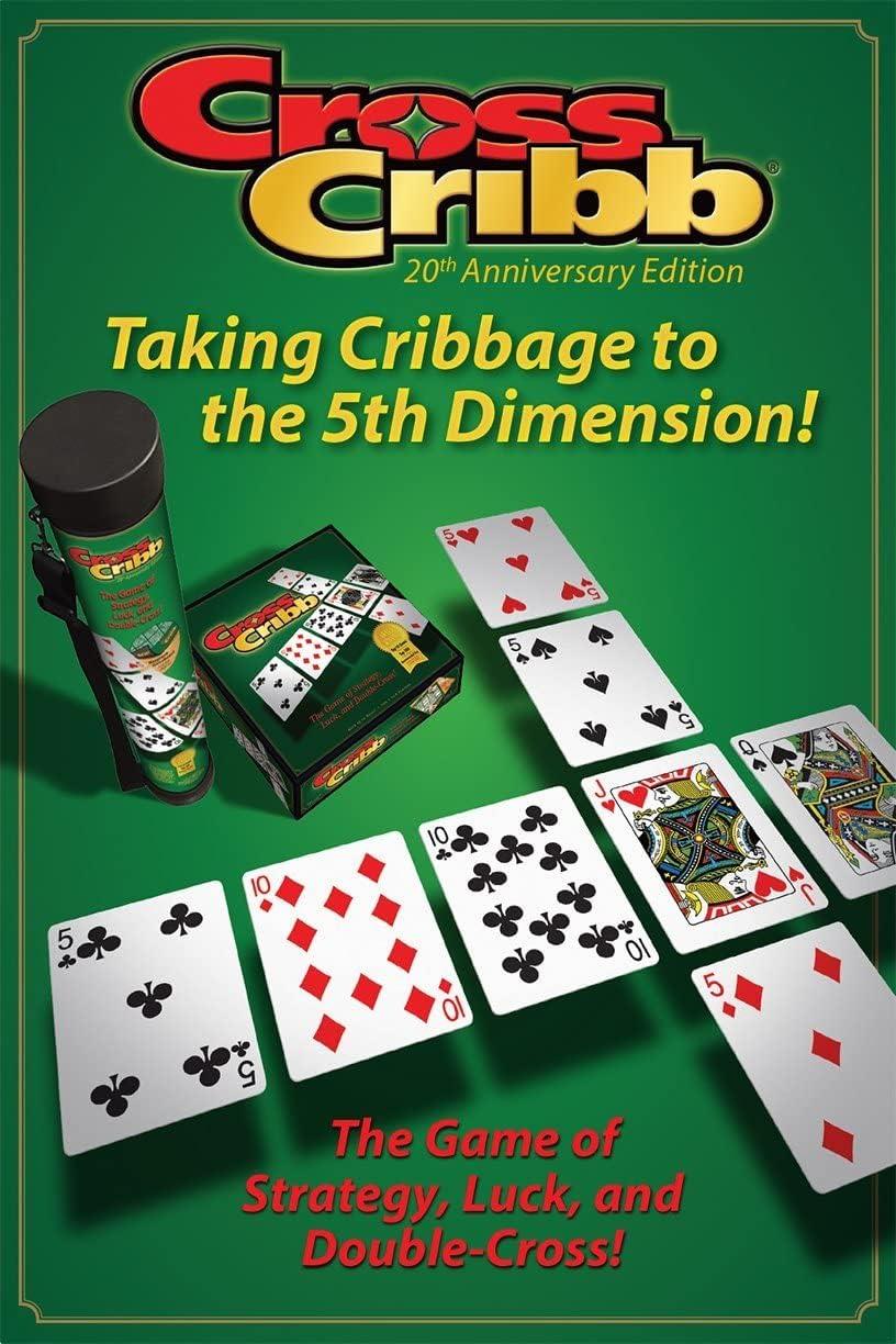 20th Anniversary CrossCribb® | A Twist on Cribbage | Strategy Family Board Game