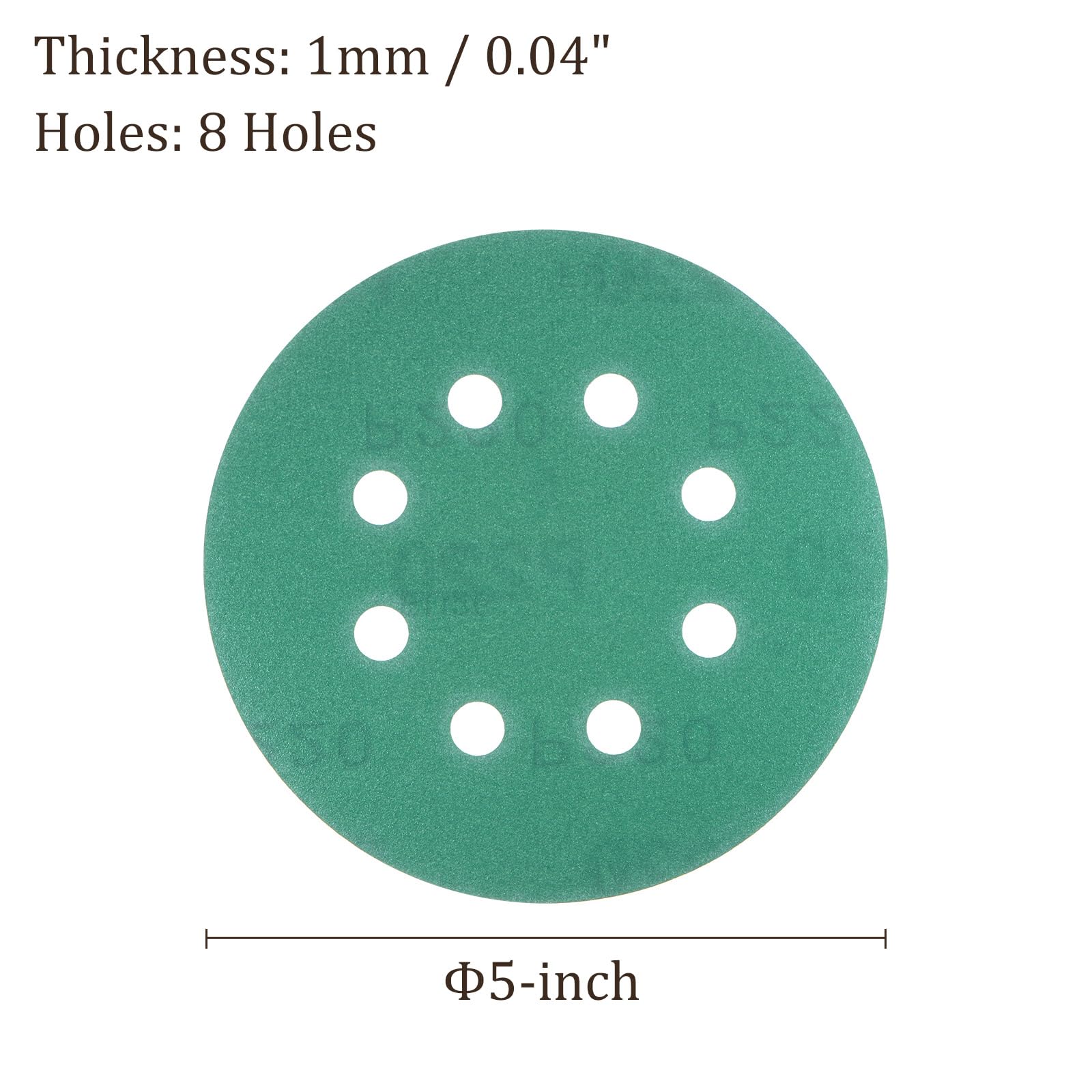 Kozelo 15pcs Green Film Sanding Discs - Image 3