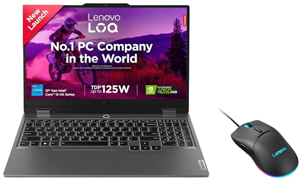Lenovo LOQ 2024 12th Gen Intel Core i5-12450HX 15.6