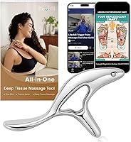 Lifechill Trigger Point Massage Tool: Deep Tissue Gua Sha Scraper for Full Body Pain Relief, Thumb-Saver Acupressure - FSA/HSA Eligible