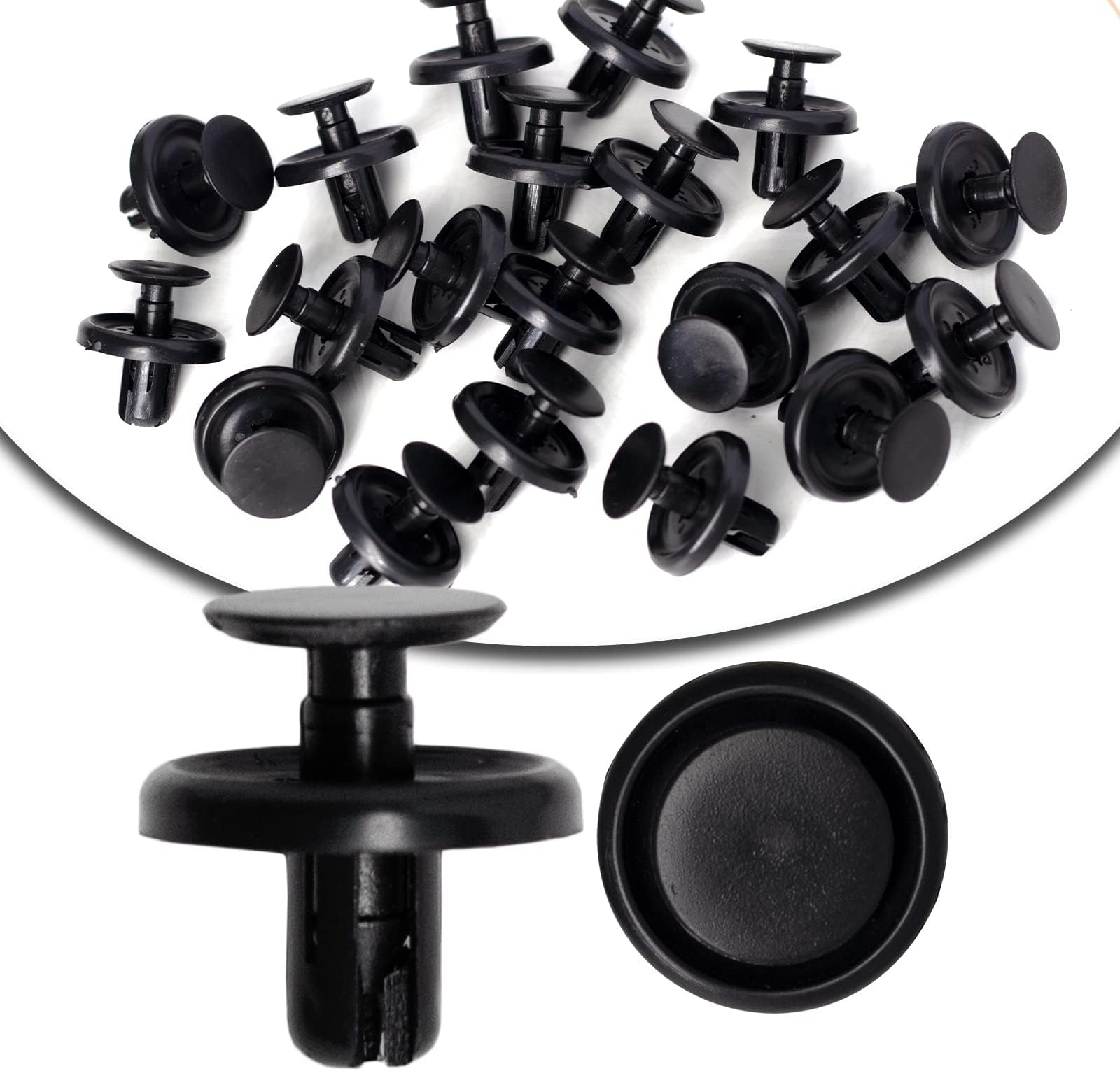 20pcs Engine Splash Shield Fender Liner Trunk Lid Trim Under Cover Fastener Rivets Push-in Retainer Clip Compatible with Toyota Lexus 90467-07201