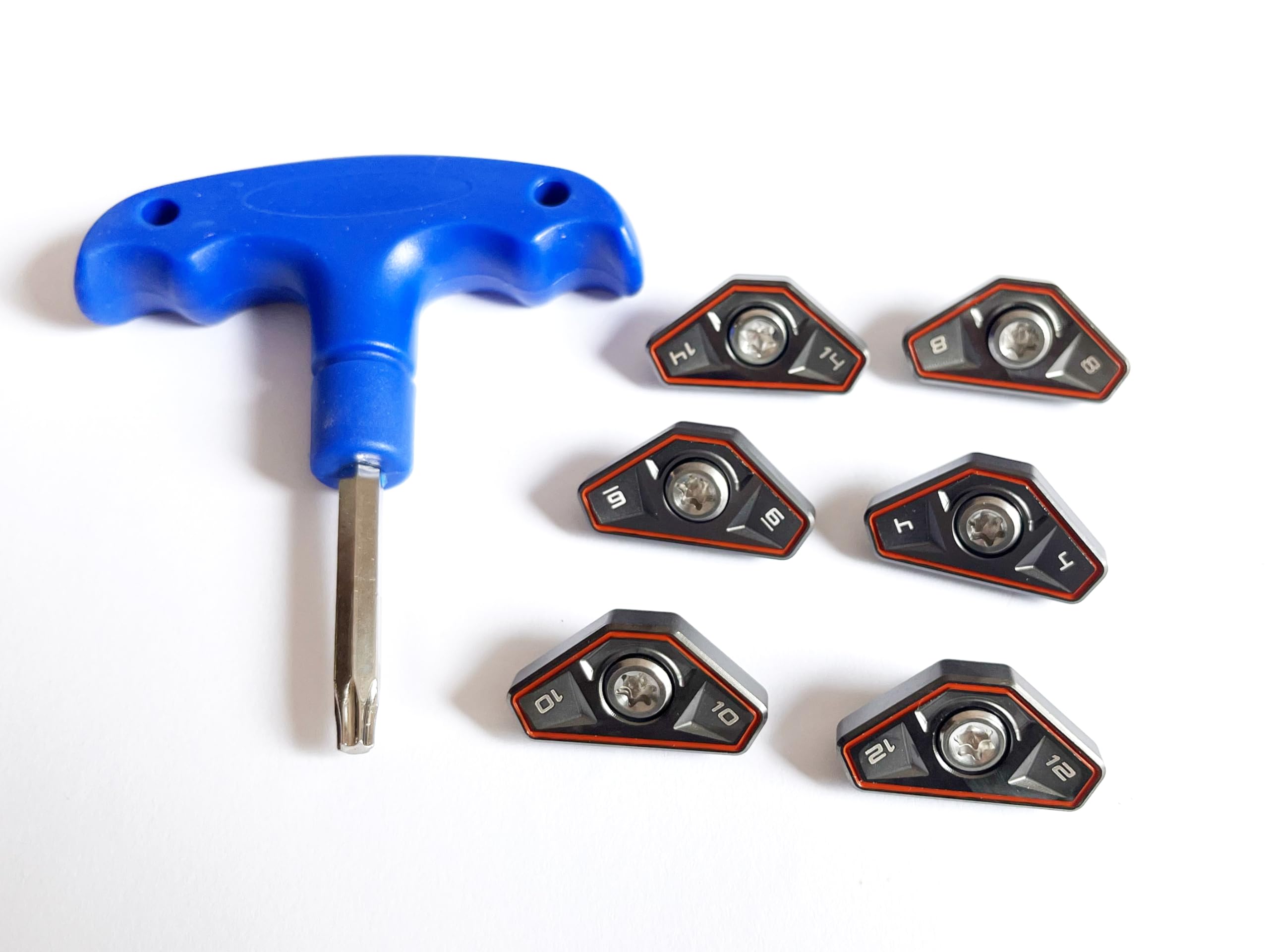 6pc Golf Weight Screw Compatible Fit for Srixon ZXi, ZXi LS, ZXi TR, ZXi Max Driver 4g 6g 8g 10g 12g 14g