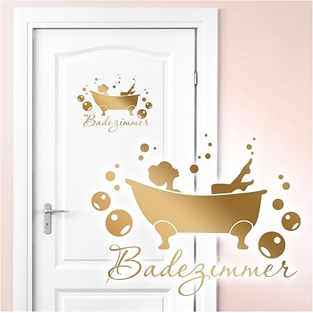 PUPS ZONE STINKTIER 37cm WC Wandtattoo A02 Türaufkleber