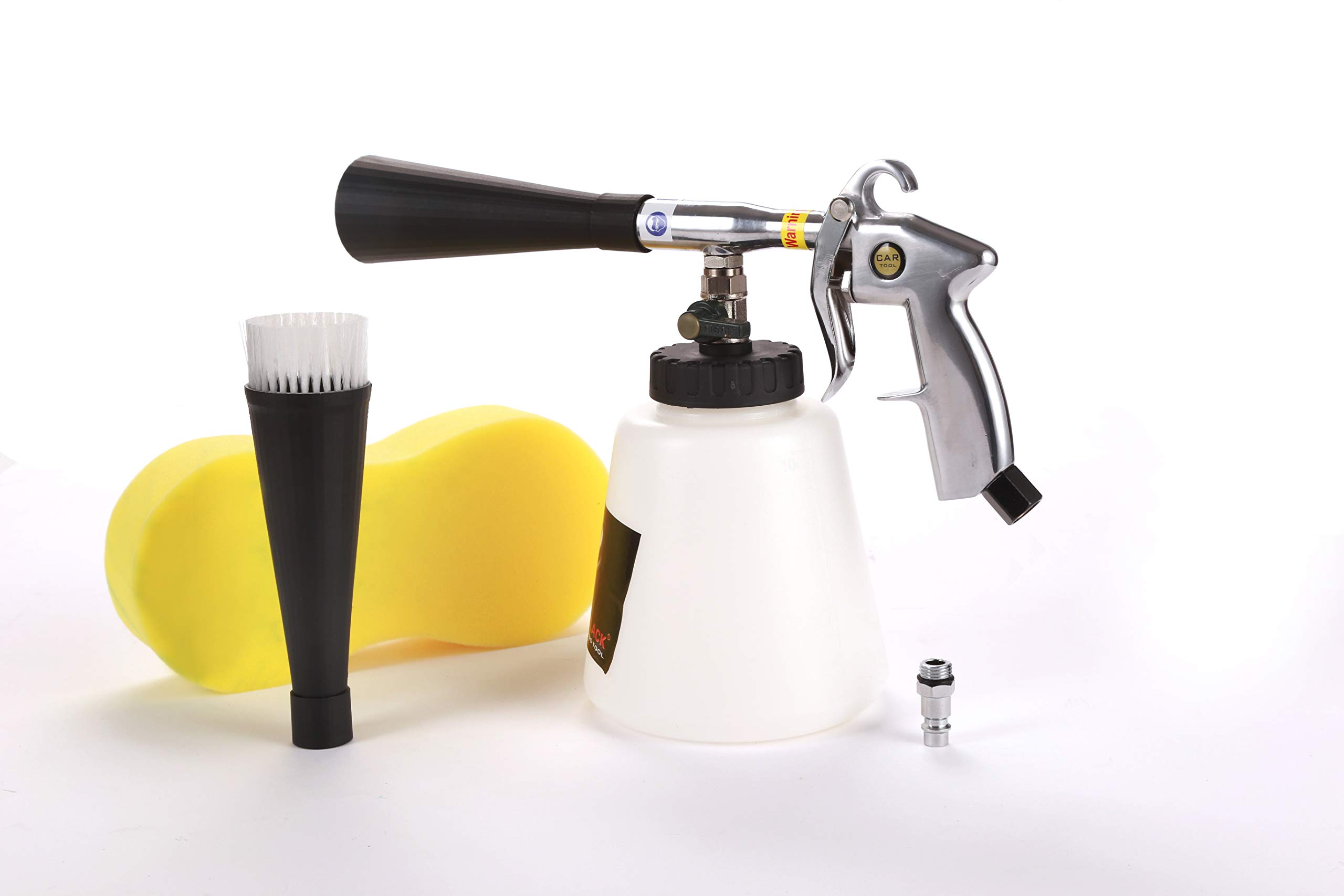 Turbo Pro Air Car Cleaning Gun Pneumatic Car Tool Dry Cleaner Tornado Black Washer with Rotate Bearing Car Interior Upholstery Care Auto Detailing Tool Car Care Products