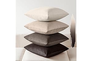 Cozy Velvet Throw Pillow Covers for Living Room Decor