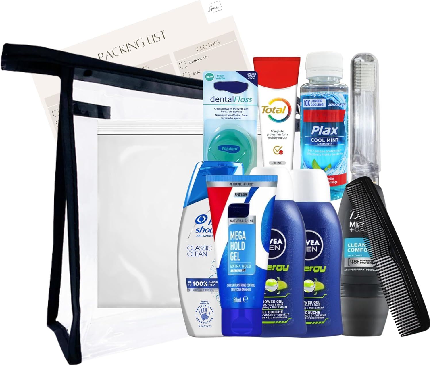 Men's Travel Toiletries Set – TSA Approved Nigeria Ubuy