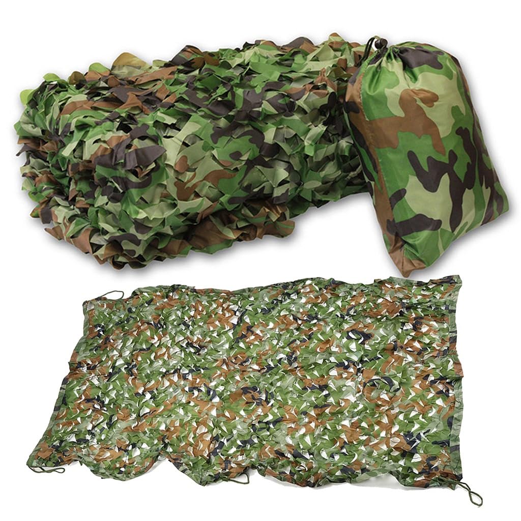 Oudini Camo Netting 3.5X3m Camouflage Net Blinds, Hunting Military Shooting Sunshade Mesh Nets Sunscreen Nets