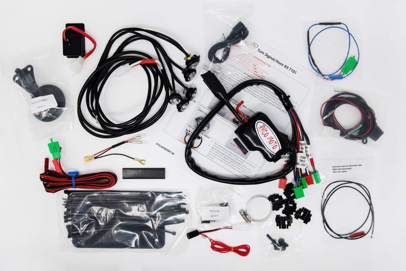 Amazon.com: Ryco Moto UTV Turn Signal Assembly Kit | DIY Plug and