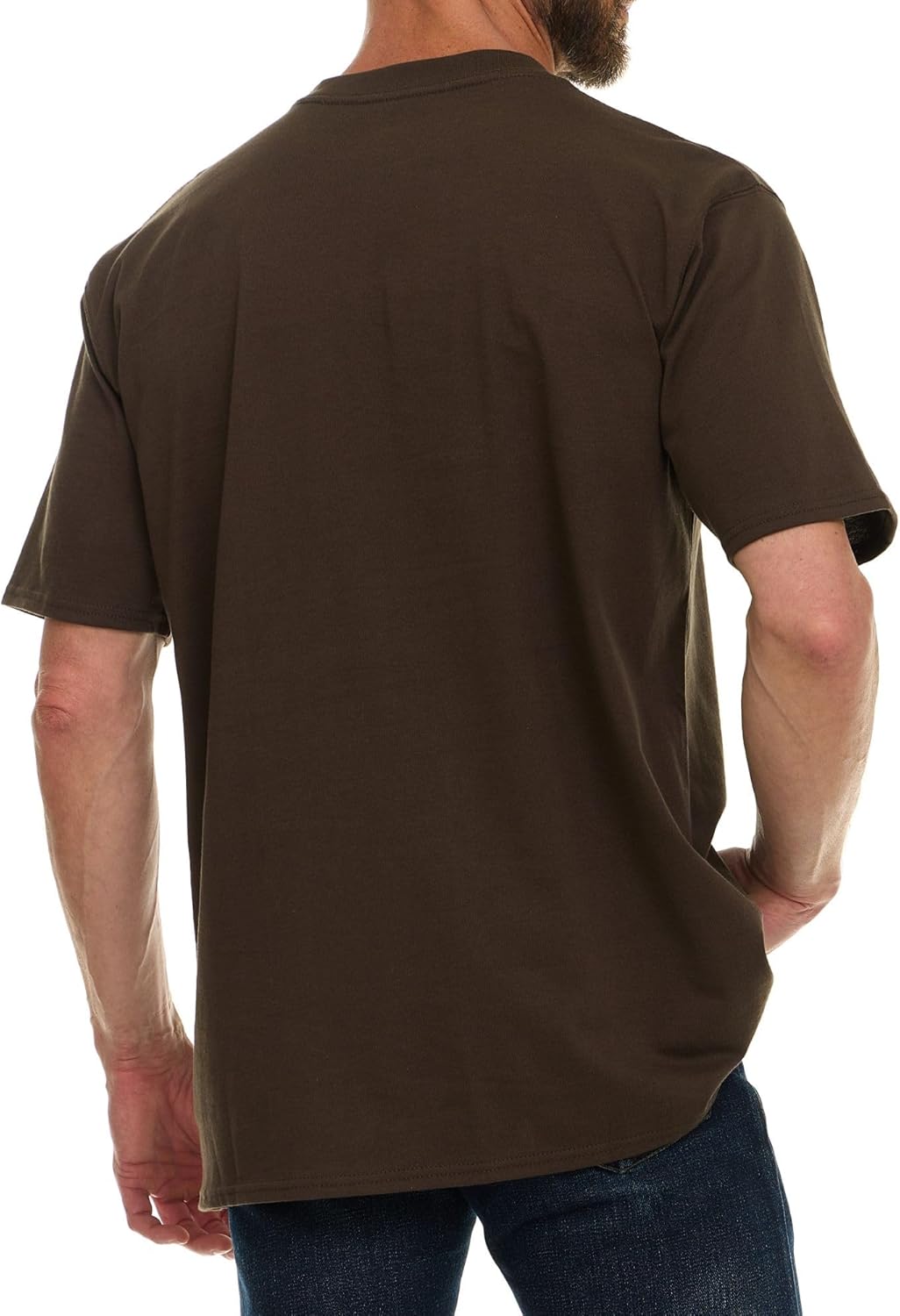Wrangler Big and Tall T-Shirt for Men - Cotton Tee with Chest Pocket - Image 2