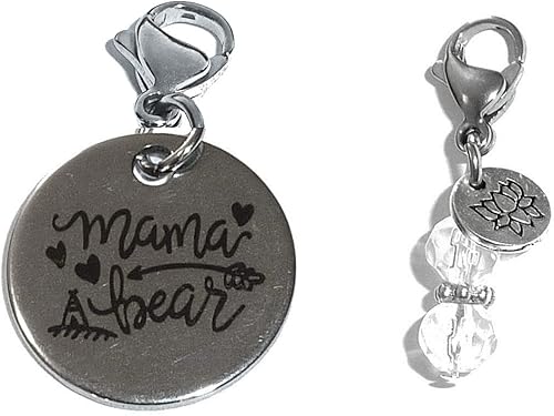 Hidden Hollow Beads Construye tu propia pulsera, dije de clip, bolso, bolso, bolso, mensaje, inspiración, llavero, tirador de cremallera, collares,