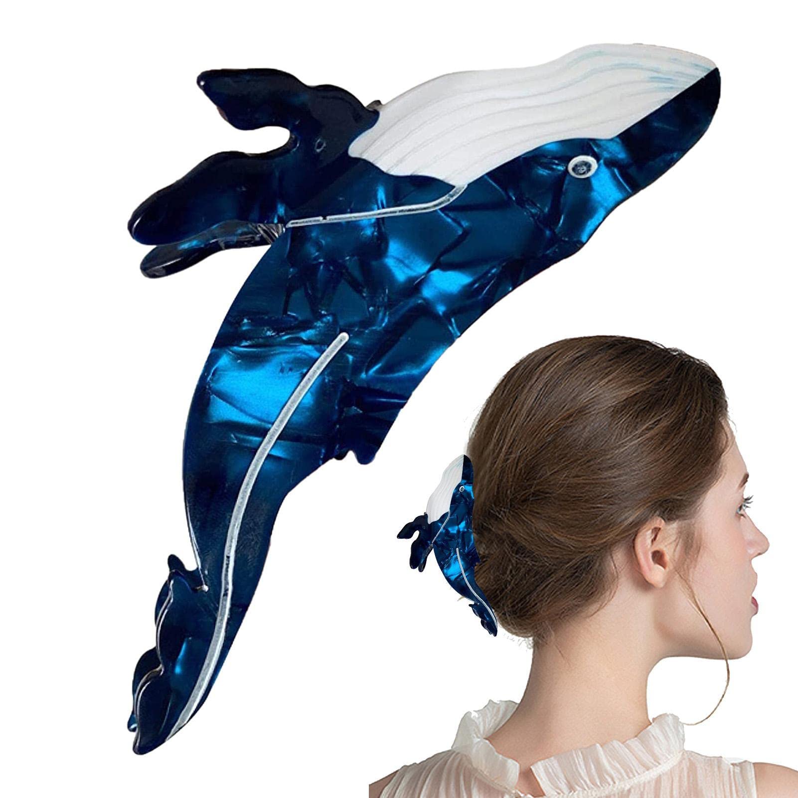 クジラのベビーヘアクリップ ꫛꫀꪝ【クジラ】ベビーヘアクリップ