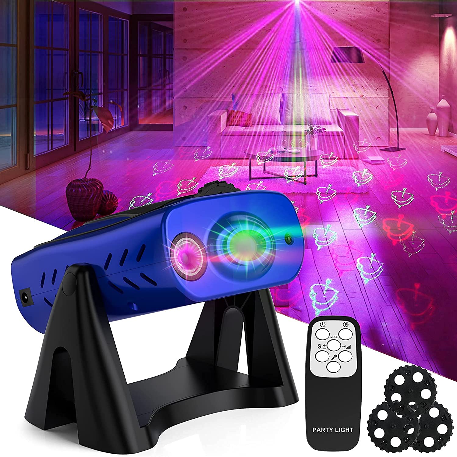 Buy Party Light Projector,Eocean Dj Disco Stage Party Light with Remote