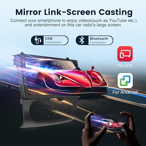 Miniatura 6 de Para Nissan Altima 2008-2012 Android 13 Estéreo de coche 9 pulgadas HD pantalla táctil Radio, inalámbrico CarPlay Android Auto GPS WiFi Bluetooth