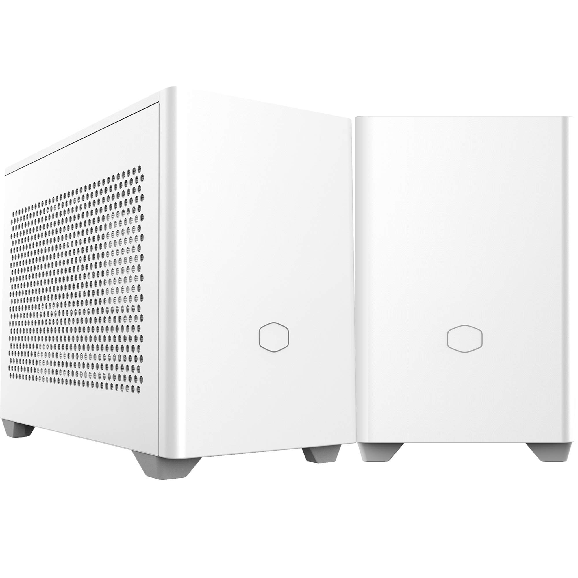 Cooler Master NR200 White Mini-ITX Case - SFF Small Form Factor With Vented Panels & Triple-Slot GPU